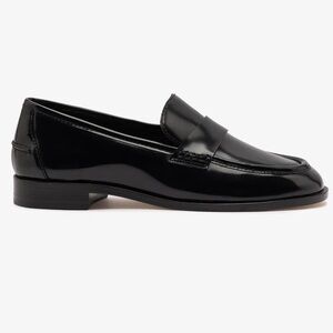 Larroudé x Parke Loafer In Black Box Leather